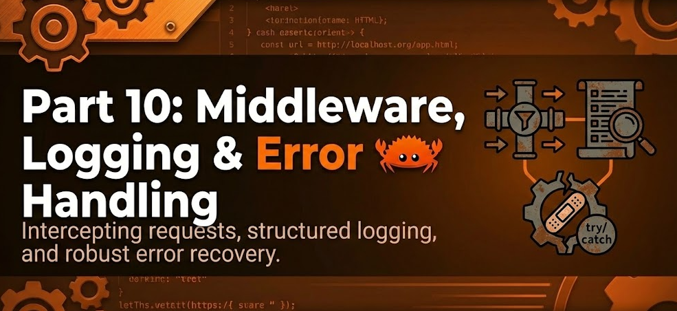 Part 10: Middleware, Logging & Error Handling